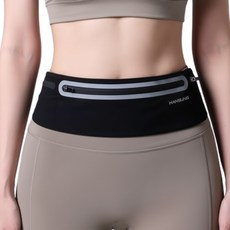 한성스포츠 고급형 러닝 벨트 심리스 휴대폰밴드, 블랙, 1개