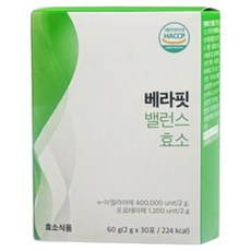 베라핏 밸런스 효소 [본사 직영] 1개월분 1Box 2g x 30포 베라핏다이어트 자매품, 1박스, 30회분