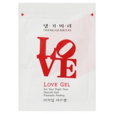 댕기머리 일회용 러브젤 4ml, 100개