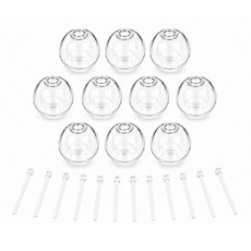 라라홈 왁뿌볼 DIY 말랑이 고무공 만들기 키트, 10개, 투명공+케이블타이