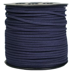 디어플레이스 샤무드끈 세무끈 스웨이드끈 90m 3mm, 38 네이비, 2개