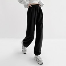라르고비에 허리 밴딩 핀턱 스트링 트레이닝 바지 투웨이 조거 팬츠[기장3종]