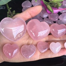 뚱보 장미수정 하트 로즈쿼츠 사랑의 천연 원석