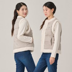 빌트모아 여성 보아 FUR 패딩 베스트 조끼