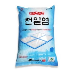 탈수천일염 3kg 국내산 소금 천일염 굵은소금 왕소금 고급 식용 쪽빛누리, 1개