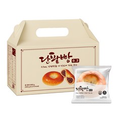 에프트리 단팥빵 1BOX 개별포장 선물세트 호두단팥앙금 개당 190g 든든한 간식 식사대용, 5개