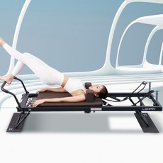 렉스파 필라테스 가정용 리포머 코어운동 전신운동 YA-5000, 블랙