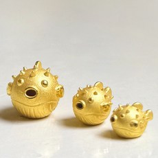 베라토 24K 순금 황금 복어 오브제 골드바 (3type)