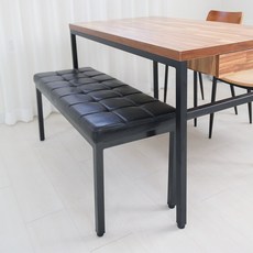 포네라 피아노의자 바둑이보조 2인 스툴 대기실 장의자, 블랙