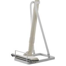 모던 화이트 청소기 거치대 스틸 수납 정리대 hsm+21460BS, 단일