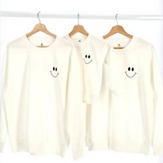 리치별비 패밀리룩 가족티 커플룩 긴팔 남녀공용 오버핏 맨투맨