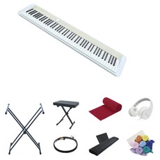 카시오 PX-S1100 MB+톱니쌍열스탠드+덮개+헤드폰+의자포함 구성품4종, Mellow Beige, 1개