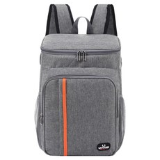 조이풀 보온보냉 백팩 아이스백 18L, 그레이, 1개