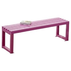 비비드 컬러 야외벤치 대기 의자 포토존 매장 카페 120cm, 핑크