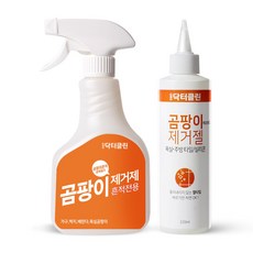 닥터클린 곰팡이제거제 500ml + 곰팡이제거젤 220ml, 1세트