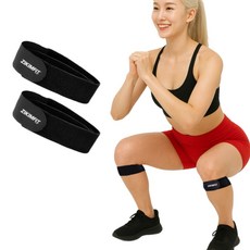 지킴핏 편안한 슬개골 무릎보호대, 블랙, 1세트