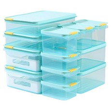 락앤락 프리저핏 올인원 세트 냉동실 정리 보관 용기, 1세트, 12개