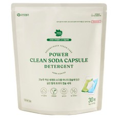 GREEN FINGER 綠手指 小蘇打洗衣膠囊, 1袋, 30顆