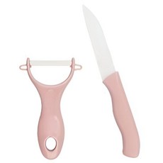 [색배임없는] 세라믹 지르코늄 과도 감자칼 2종세트 절삭력 알뜰구성, 핑크, 1세트 핑크, 1세트
