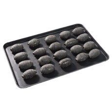 [소금빵전문] 모어레스 먹물 고메버터 소금빵 생지 냉동생지 빵 국산 밀 카페 납품 디저트빵, 110g, 10개
