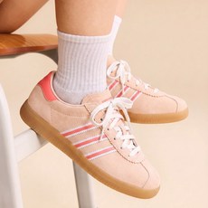 아디다스 스니커즈 스테이트 시리즈 베이지 핑크 남녀공용 신발