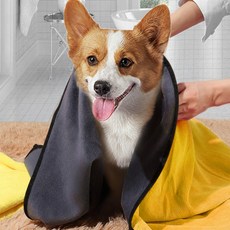 하모아 흡수력강한 극세사 3종 펫타올, 1세트