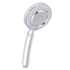 욕실 고압 절수 샤워기헤드 수압상승 3단안마샤워기, 실버, 1개