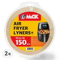 미스터오케이 에어프라이어 종이호일, 16cm, 150개입, 2개 16cm, 150개입, 2개