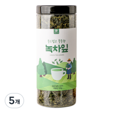 [국산 100%] 미담식품 부드럽고 풍부한 녹차잎, 5개, 1개입, 120g