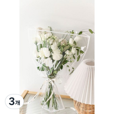 마블파티 레터링 꽃비닐 꽃포장지 30개입, 3개