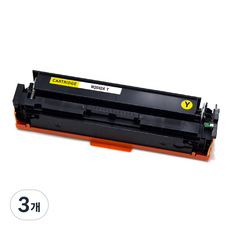 잉크다파라 HP 호환토너 W2040A W2040X, 3개, 노랑/표준용량