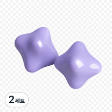 일러트 지압 마사지 볼, 연보라, 2세트