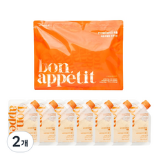 본아페티 단백질 쉐이크 파우치 다이어트 식사대용 체중조절식 미숫가루 맛 50g 7팩, 2개, 350g