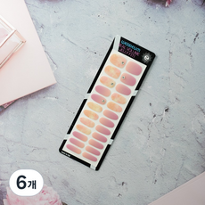 위쁨 네일스티커 네일팁 젤네일스티커, 6개, WEN007