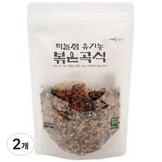 먹놀잼 국산 유기농 100% 볶은곡식 통곡물 현미, 2개, 180g