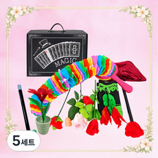 JL매직 봄엔 꽃마술이지~입문용 초보자도 쉽게 할수있는 장기자랑 생일선물 마술쇼 창의력 퍼포먼스 축제 꽃마술8종세트, 5세트