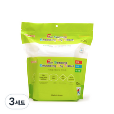 아토티슈 프리미엄 사계절 접어진 엠보싱 유아건티슈, 55g, 80매, 3세트