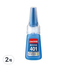 록타이트 401 다용도 순간접착제 20g, 2개