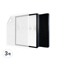 TSI 위닉스 공기청정기 제로 호환 일반 + 탈취 필터 세트, CAF-SS349 / CAF-A0S3, 3개