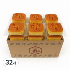 다파니 부드럽고 촉촉한 밀크 케이크 우유 카스테라 16개입, 32개