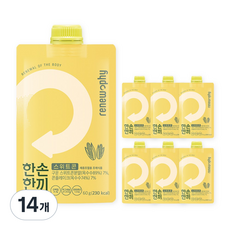 한손한끼 단백질 쉐이크 파우치 프로틴 식사대용, 60g, 14개