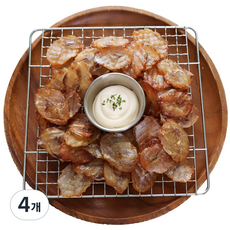 [건파파]맛있게 잘 구운 동전쥐포 꼬마쥐포 쥐치포, 4개, 100g