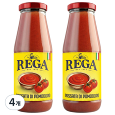 레가 토마토 퓨레 100% 무가당, 4개, 680g
