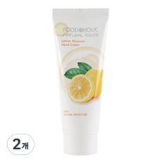 푸드어홀릭 핸드크림 레몬 데일리 보습 케어, 100ml, 2개