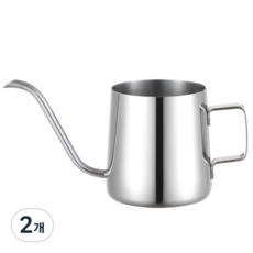 코지키친 250ml 스테인리스 핸드드립 포트 구스넥 드립주전자 커피 드립팟, 2개, 본품