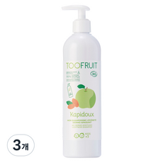 [어린이 민감두피 샴푸] 자연유래 약산성 천연과일향 / 투프루트 카피두, 3개, 400ml
