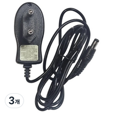 5V 1A 어댑터 5.5파이 (내경 2.1mm) 표준형 충전기 USB허브 분배기 공유기 장난감 KC인증 전원 (일체형), 3개, 5.5*2.5