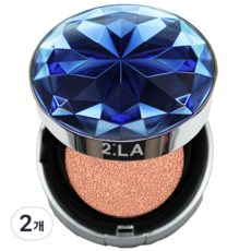 [면세점 브랜드] 투라 토닝 블랙 쿠션 팩트, 블루 23호, 2개