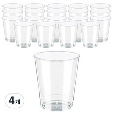 쓱싹 베이직 플라스틱 일회용 컵, 10개입, 4개