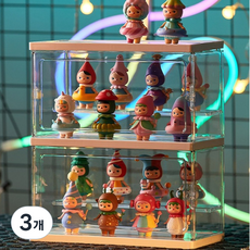 HK 클레어 2단 피규어 케이스, 3개